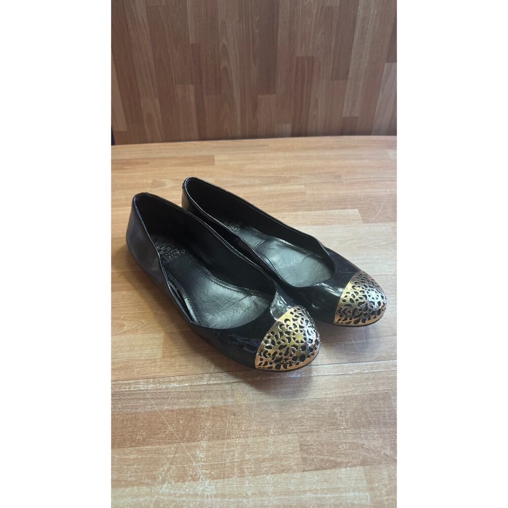 Vince Camuto "Oneda" Laser Cut Cap-Toe Ballet Flat.